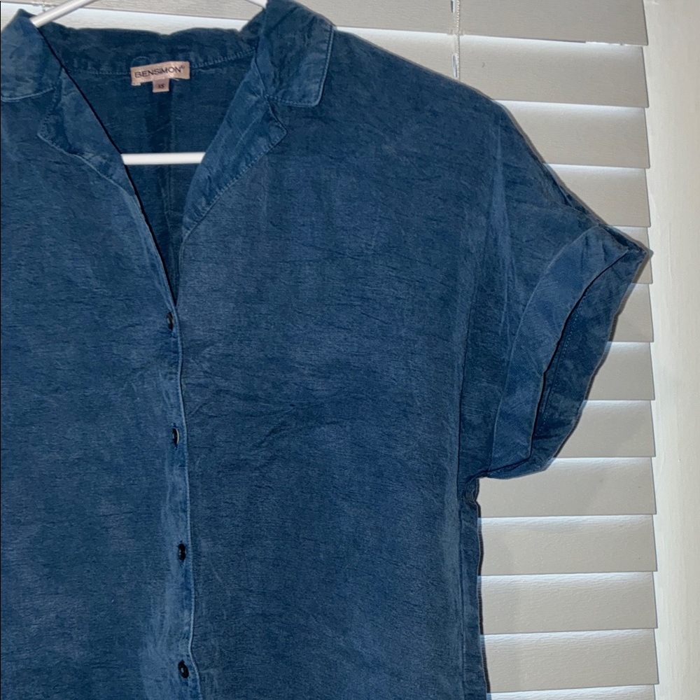 Bensimon Short Sleeve Button Down Shirt - Picture 4 of 11